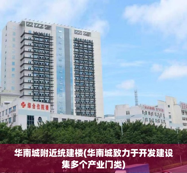 华南城附近统建楼(华南城致力于开发建设集多个产业门类) 华南城附近统建楼(华南城致力于开发建设集多个产业门类)