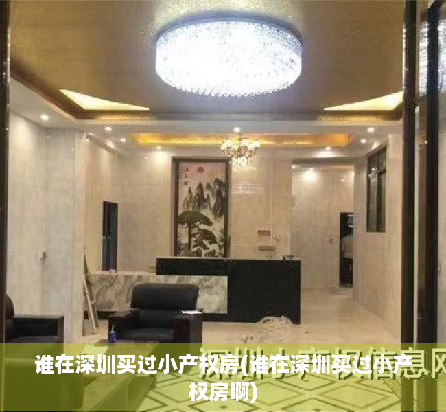 谁在深圳买过小产权房(谁在深圳买过小产权房啊) 谁在深圳买过小产权房(谁在深圳买过小产权房啊)