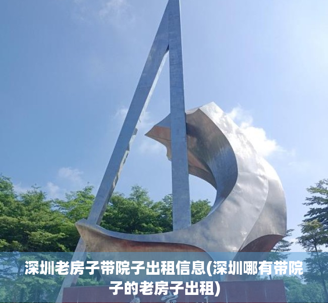 深圳老房子带院子出租信息(深圳哪有带院子的老房子出租)