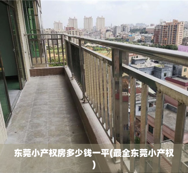 东莞小产权房多少钱一平(最全东莞小产权) 东莞小产权房多少钱一平(最全东莞小产权)