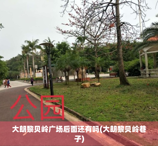 大朗黎贝岭广场后面还有吗(大朗黎贝岭巷子) 大朗黎贝岭广场后面还有吗(大朗黎贝岭巷子)
