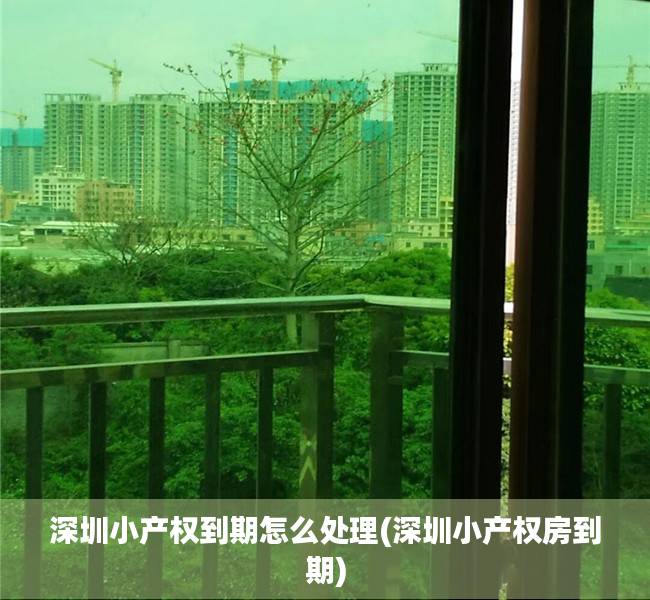 深圳小产权到期怎么处理(深圳小产权房到期)