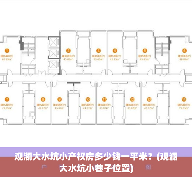 观澜大水坑小产权房多少钱一平米？(观澜大水坑小巷子位置)