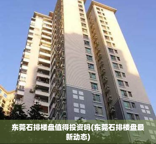 东莞石排楼盘值得投资吗(东莞石排楼盘最新动态) 东莞石排楼盘值得投资吗(东莞石排楼盘最新动态)