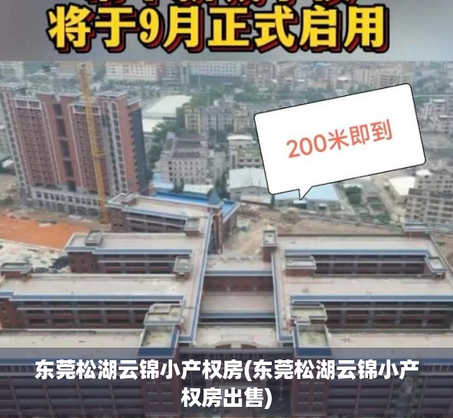 东莞松湖云锦小产权房(东莞松湖云锦小产权房出售) 东莞松湖云锦小产权房(东莞松湖云锦小产权房出售)