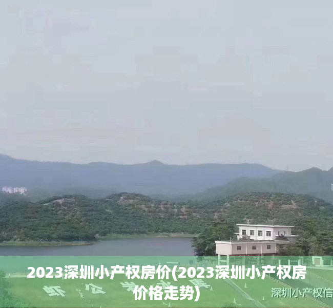 2023深圳小产权房价(2023深圳小产权房价格走势)