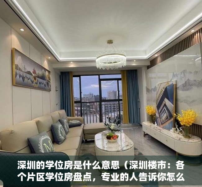 深圳的学位房是什么意思（深圳楼市：各个片区学位房盘点，专业的人告诉你怎么买学位房）