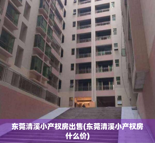 东莞清溪小产权房出售(东莞清溪小产权房什么价)