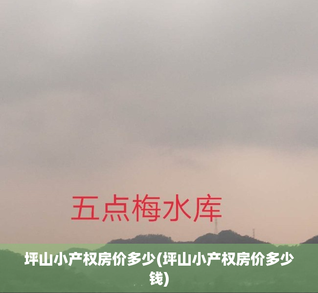 坪山小产权房价多少(坪山小产权房价多少钱) 坪山小产权房价多少(坪山小产权房价多少钱)