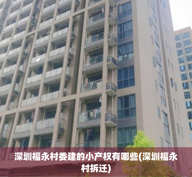 深圳福永村委建的小产权有哪些(深圳福永村拆迁) 深圳福永村委建的小产权有哪些(深圳福永村拆迁)