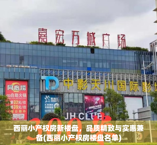 西丽小产权房新楼盘，品质精致与实惠兼备(西丽小产权房楼盘名单)