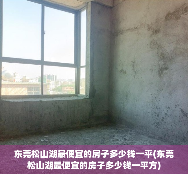 东莞松山湖最便宜的房子多少钱一平(东莞松山湖最便宜的房子多少钱一平方) 东莞松山湖最便宜的房子多少钱一平(东莞松山湖最便宜的房子多少钱一平方)