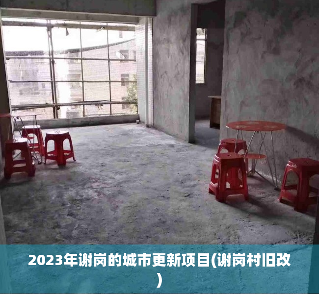 2023年谢岗的城市更新项目(谢岗村旧改) 2023年谢岗的城市更新项目(谢岗村旧改)