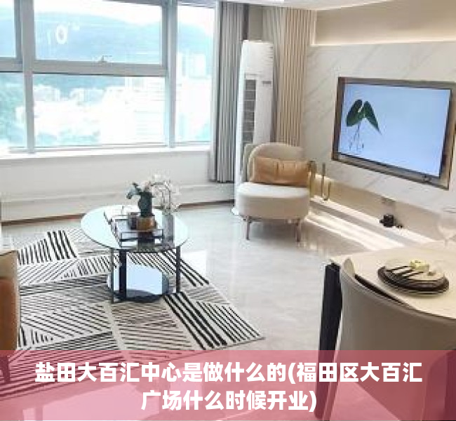 盐田大百汇中心是做什么的(福田区大百汇广场什么时候开业) 盐田大百汇中心是做什么的(福田区大百汇广场什么时候开业)