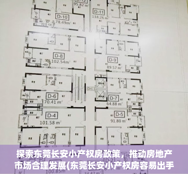 探索东莞长安小产权房政策，推动房地产市场合理发展(东莞长安小产权房容易出手吗)