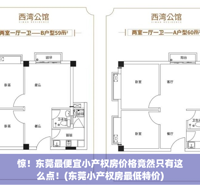 惊！东莞最便宜小产权房价格竟然只有这么点！(东莞小产权房最低特价)