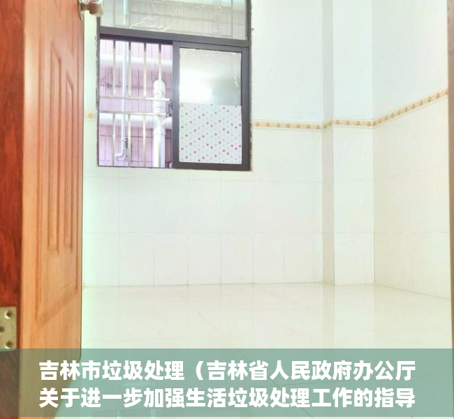 吉林市垃圾处理（吉林省人民政府办公厅关于进一步加强生活垃圾处理工作的指导意见）