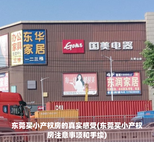 东莞买小产权房的真实感受(东莞买小产权房注意事项和手续) 东莞买小产权房的真实感受(东莞买小产权房注意事项和手续)