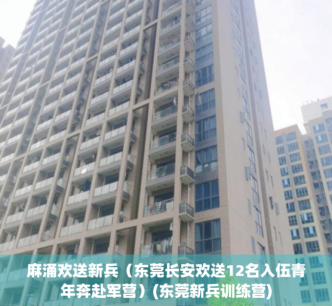 麻涌欢送新兵（东莞长安欢送12名入伍青年奔赴军营）(东莞新兵训练营)