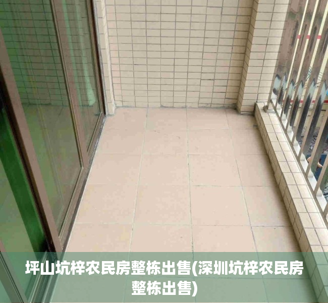坪山坑梓农民房整栋出售(深圳坑梓农民房整栋出售) 坪山坑梓农民房整栋出售(深圳坑梓农民房整栋出售)