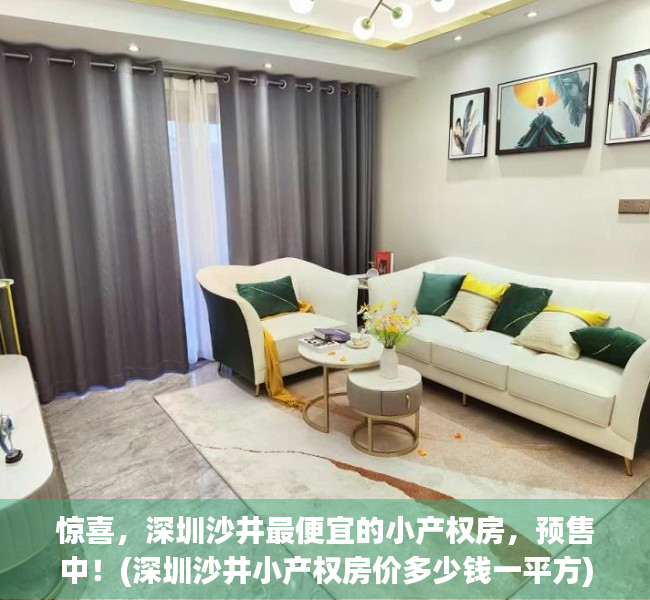 惊喜，深圳沙井最便宜的小产权房，预售中！(深圳沙井小产权房价多少钱一平方)