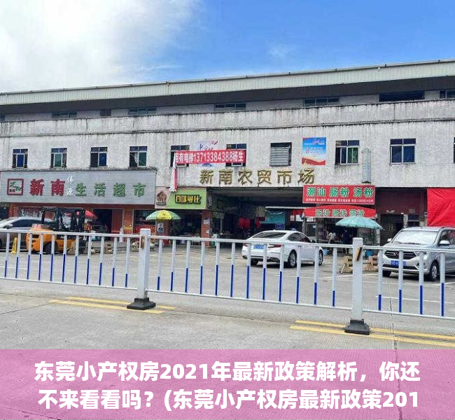 东莞小产权房2021年最新政策解析，你还不来看看吗？(东莞小产权房最新政策2019)