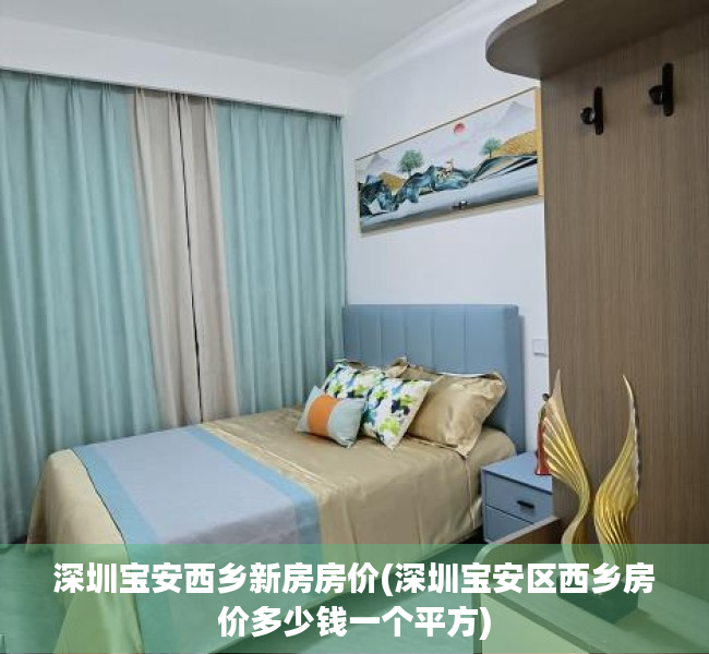 深圳宝安西乡新房房价(深圳宝安区西乡房价多少钱一个平方)