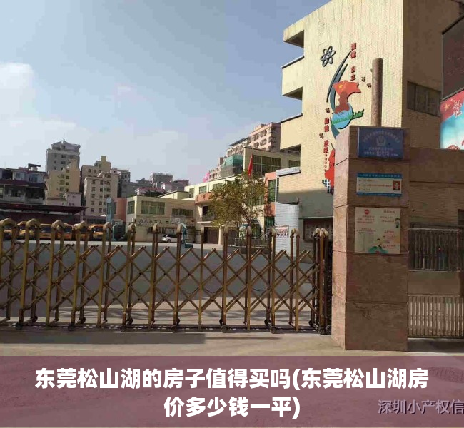 东莞松山湖的房子值得买吗(东莞松山湖房价多少钱一平) 东莞松山湖的房子值得买吗(东莞松山湖房价多少钱一平)