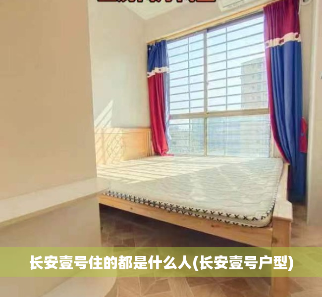 长安壹号住的都是什么人(长安壹号户型) 长安壹号住的都是什么人(长安壹号户型)