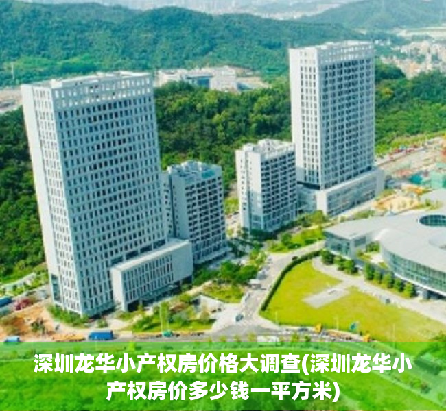 深圳龙华小产权房价格大调查(深圳龙华小产权房价多少钱一平方米)