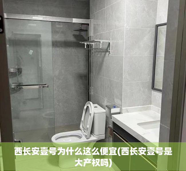 西长安壹号为什么这么便宜(西长安壹号是大产权吗) 西长安壹号为什么这么便宜(西长安壹号是大产权吗)