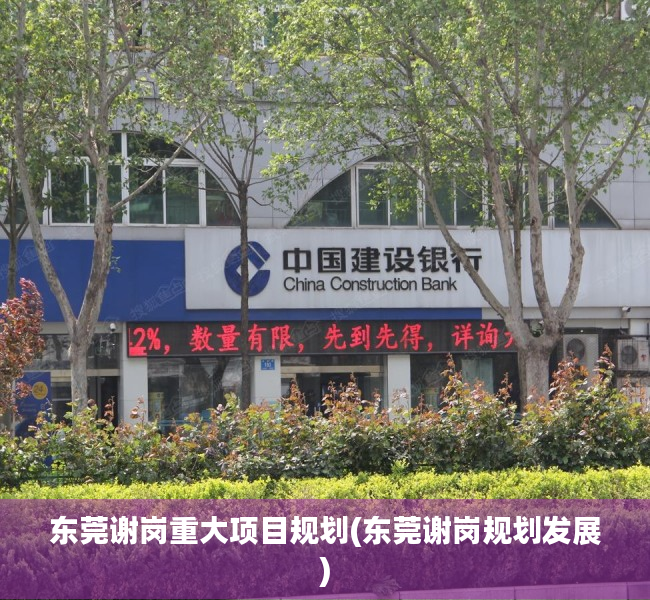 东莞谢岗重大项目规划(东莞谢岗规划发展) 东莞谢岗重大项目规划(东莞谢岗规划发展)