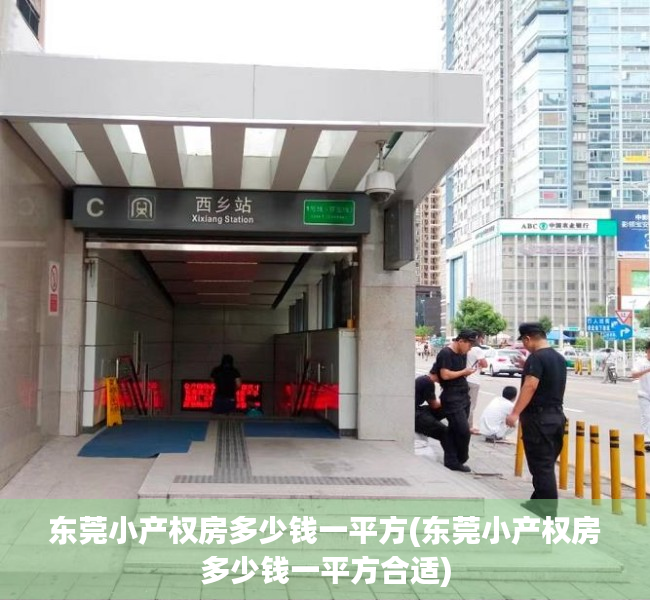 东莞小产权房多少钱一平方(东莞小产权房多少钱一平方合适) 东莞小产权房多少钱一平方(东莞小产权房多少钱一平方合适)