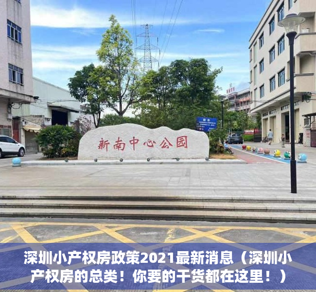 深圳小产权房政策2021最新消息（深圳小产权房的总类！你要的干货都在这里！）