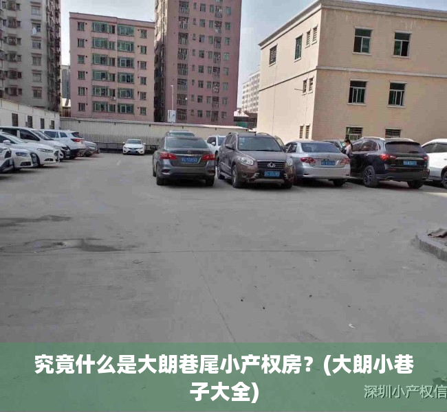 究竟什么是大朗巷尾小产权房？(大朗小巷子大全)