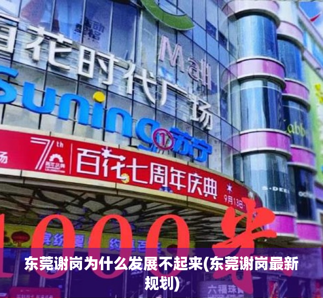 东莞谢岗为什么发展不起来(东莞谢岗最新规划) 东莞谢岗为什么发展不起来(东莞谢岗最新规划)