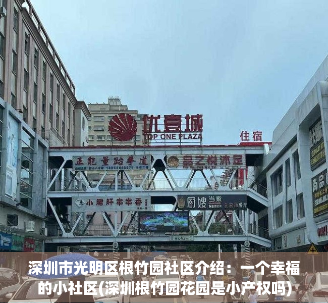 深圳市光明区根竹园社区介绍：一个幸福的小社区(深圳根竹园花园是小产权吗)