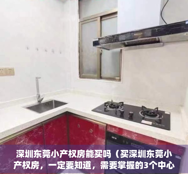 深圳东莞小产权房能买吗（买深圳东莞小产权房，一定要知道，需要掌握的3个中心5个标准！）