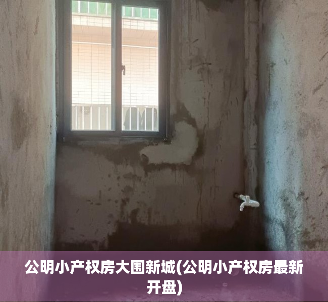 公明小产权房大围新城(公明小产权房最新开盘) 公明小产权房大围新城(公明小产权房最新开盘)