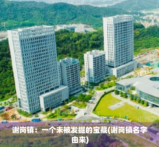 谢岗镇：一个未被发掘的宝藏(谢岗镇名字由来)