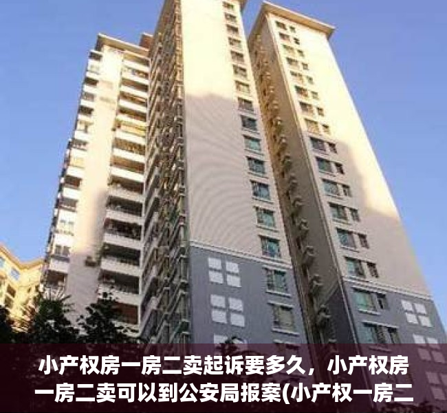 小产权房一房二卖起诉要多久，小产权房一房二卖可以到公安局报案(小产权一房二卖可以报警吗)