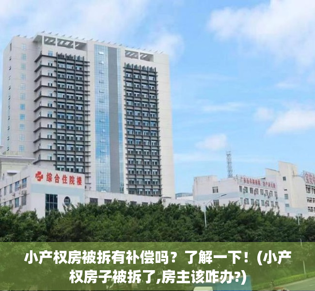 小产权房被拆有补偿吗？了解一下！(小产权房子被拆了,房主该咋办?)