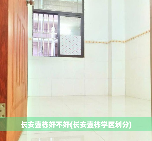 长安壹栋好不好(长安壹栋学区划分) 长安壹栋好不好(长安壹栋学区划分)