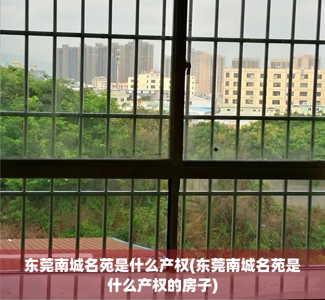 东莞南城名苑是什么产权(东莞南城名苑是什么产权的房子) 东莞南城名苑是什么产权(东莞南城名苑是什么产权的房子)