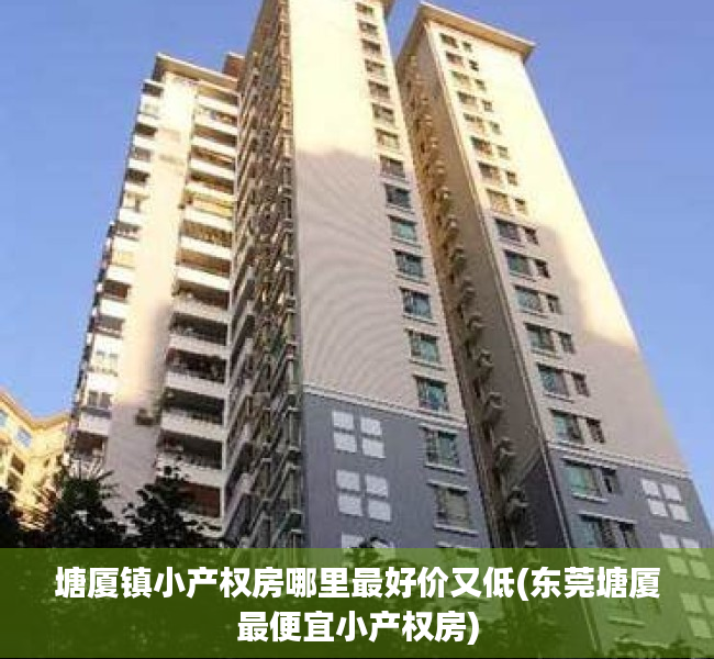 塘厦镇小产权房哪里最好价又低(东莞塘厦最便宜小产权房)