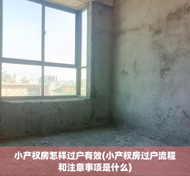 小产权房怎样过户有效(小产权房过户流程和注意事项是什么)