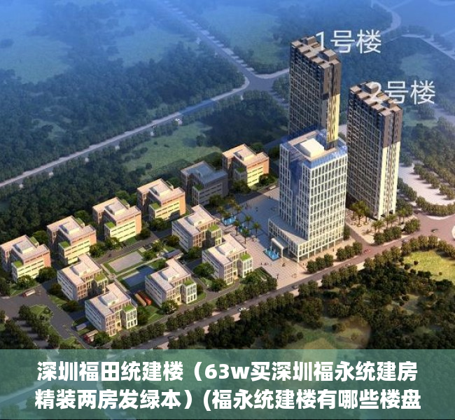 深圳福田统建楼（63w买深圳福永统建房精装两房发绿本）(福永统建楼有哪些楼盘)