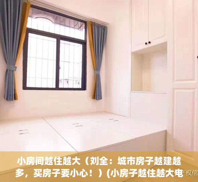 小房间越住越大（刘全：城市房子越建越多，买房子要小心！）(小房子越住越大电子版)