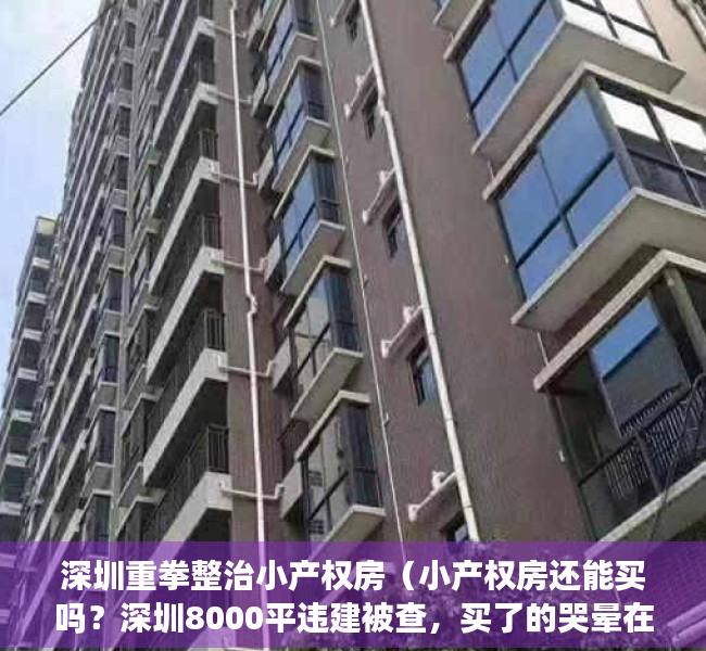 深圳重拳整治小产权房（小产权房还能买吗？深圳8000平违建被查，买了的哭晕在厕所！）