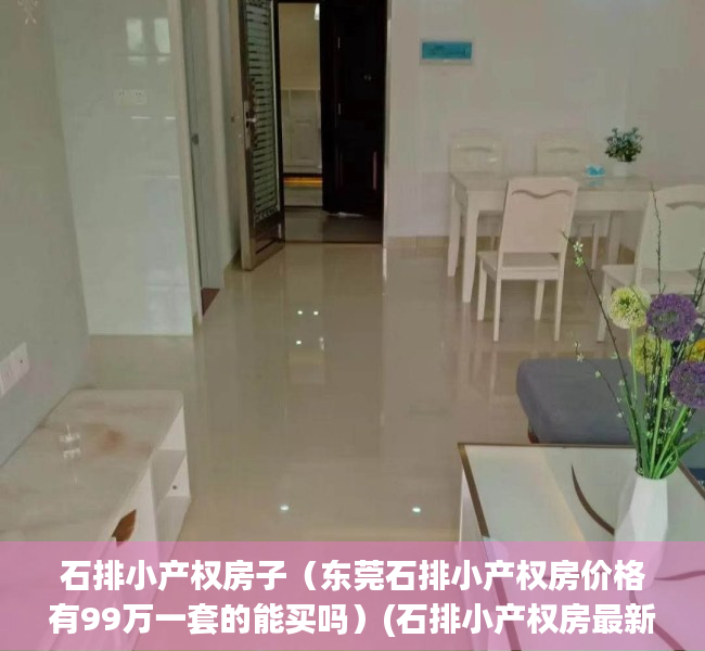 石排小产权房子（东莞石排小产权房价格有99万一套的能买吗）(石排小产权房最新价格)